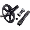 Система SHIMANO ALFINE, S501, 170 мм, интегрированный вал, 39T с кареткой, защита двойная, черный EFCS501CA9C2L